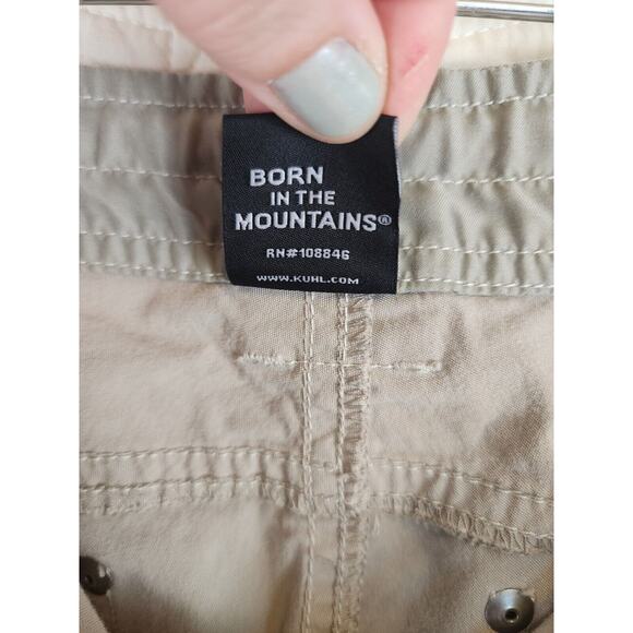 Kuhl Women's Khakis Capri Cargo Scrunched legs Size US 12 - Picture 6 of 11